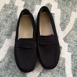 Rothy's women’s Classic Black Slip-On Loafers (“The Driver”)